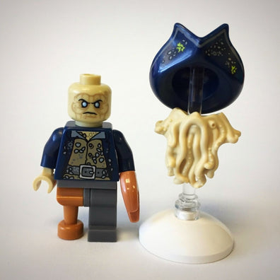 LEGO Minifigure-Davy Jones-Pirates of the Caribbean-POC031-Creative Brick Builders